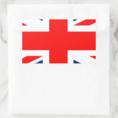 Large Union Jack.png Rechteckiger Aufkleber (Tasche)