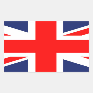 Large Union Jack.png Rechteckiger Aufkleber