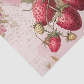 Large Watercolor Strawberries Seidenpapier (Ausschnitt)
