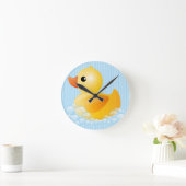 Large Yellow Duck Runde Wanduhr (Zuhause)