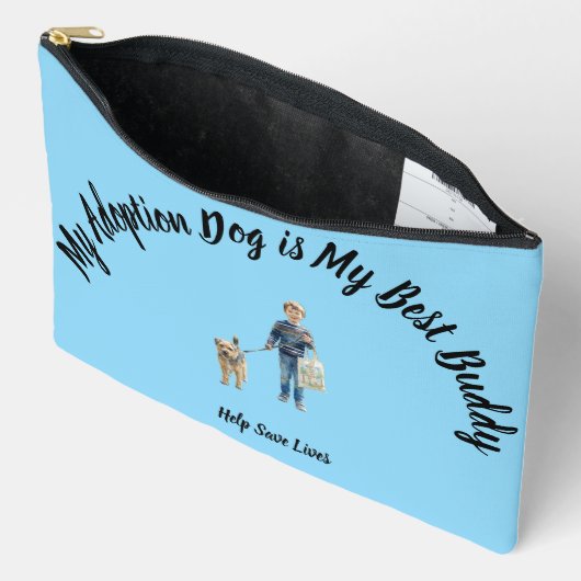 Large Zipper Pouch Zubehörtasche (Offen)