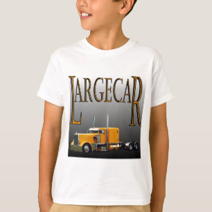 Largecar Schwarzes T-Shirt