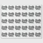 Largemouse bass geschenkpapier (Flach)