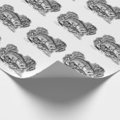 Largemouse bass geschenkpapier (Ecke)