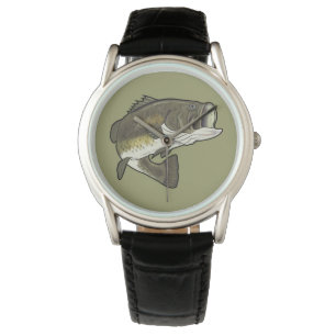 Largemouth Bass Armbanduhr