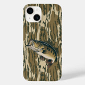 Largemouth Bass Bottomland Camouflage Bass Fischen Case-Mate iPhone Hülle (Rückseite)