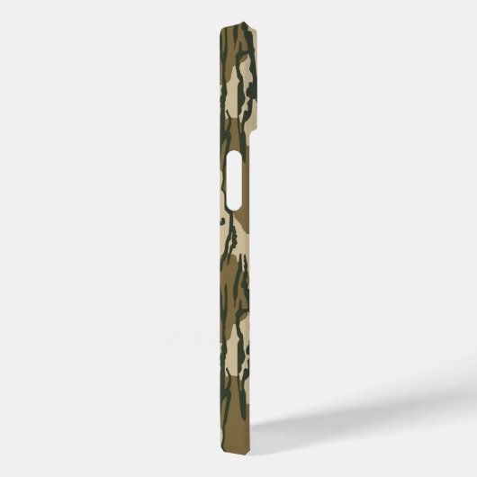 Largemouth Bass Bottomland Camouflage Bass Fischen Case-Mate iPhone Hülle (Rückseite / Rechts)