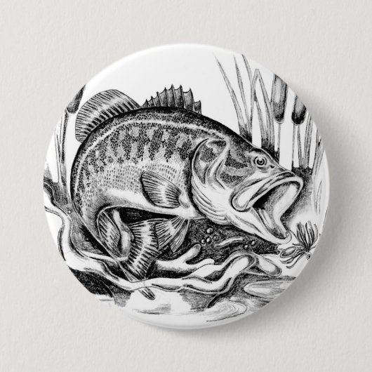 Largemouth Bass Button (Vorderseite)