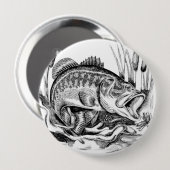 Largemouth Bass Button (Vorne & Hinten)