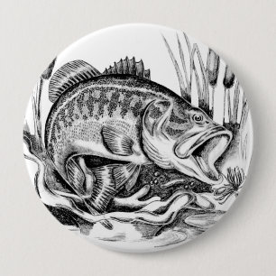 Largemouth Bass Button
