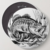 Largemouth Bass Button (Vorne & Hinten)