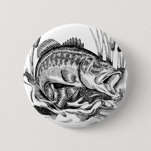 Largemouth-Bass Button (Vorderseite)