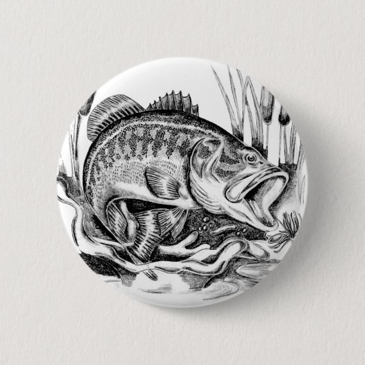 Largemouth Bass Button (Vorderseite)