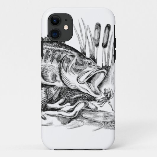 Largemouth bass Case-Mate iPhone hülle (Rückseite)