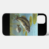 Largemouth Bass Case-Mate iPhone Hülle (Rückseite (Horizontal))