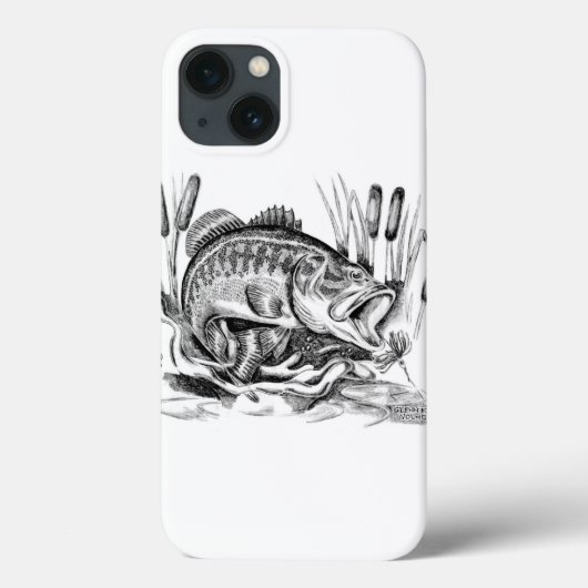 Largemouth Bass Case-Mate iPhone Hülle (Rückseite)