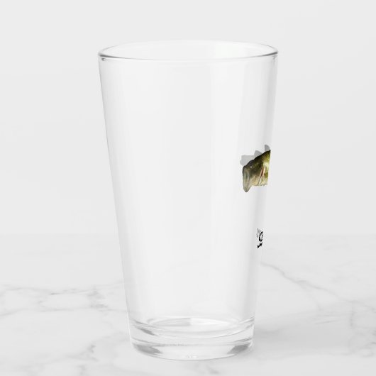 Largemouth Bass Fish Personalisiert Beere Glas (Rechts)