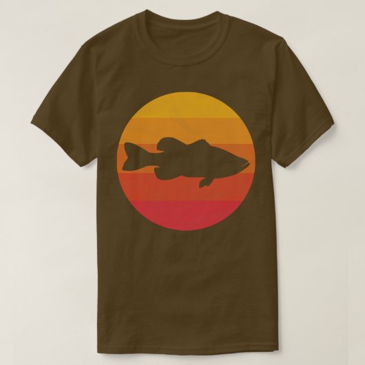 Largemouth Bass Fish T-Shirt (Design vorne)