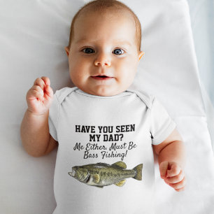 Largemouth Bass Fish Vater Fish Baby Bodys Strampler
