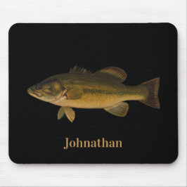 Largemouth Bass Fish Your Name Here Mousepad