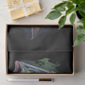 Largemouth Bass Fishing Seidenpapier