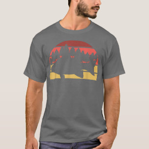 Largemouth Bass Fishing Sunset Fishermen Fisan T-Shirt