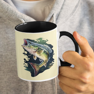 Largemouth Bass Fishing Tasse