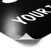 Largemouth Bass Fishing-Vorlage Fotodruck (Ecke)