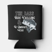 Largemouth Bass Fishing Zitat Fisherman Beer Dosenkühler (Rückseite)