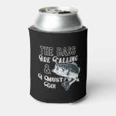 Largemouth Bass Fishing Zitat Fisherman Beer Dosenkühler (Kanne Rückseite)