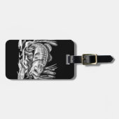 Largemouth Bass Gepäckanhänger (Vorderseite horizontal)