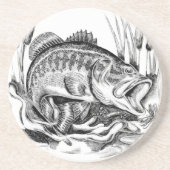 Largemouth bass getränkeuntersetzer (Vorne)