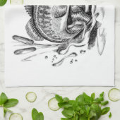Largemouth Bass Handtuch (Gefaltet)