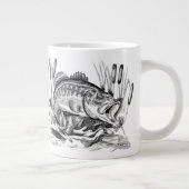 Largemouth Bass Jumbo-Tasse (Rechts)