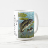 Largemouth Bass Kaffeetasse (VorderseiteRechts)
