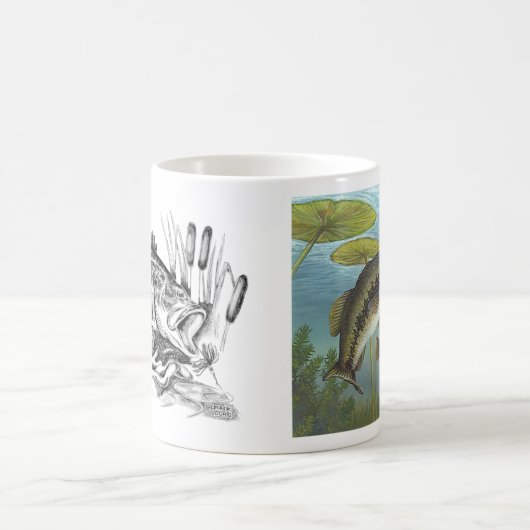 Largemouth Bass Kaffeetasse (Mittel)