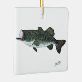 Largemouth Bass Keramikornament (Rechts)