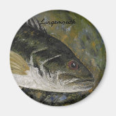 Largemouth Bass Magnet (Vorne)