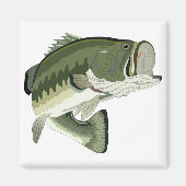 LARGEMOUTH BASS MAGNET (Vorne)