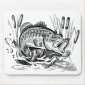 Largemouth Bass Mousepad (Vorne)