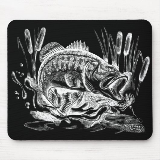 Largemouth Bass Mousepad (Vorne)