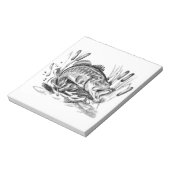 Largemouth Bass Notizblock (Rotiert)