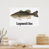 Largemouth Bass Poster (Küche)