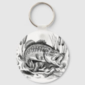 Largemouth-Bass Schlüsselanhänger (Vorderseite)