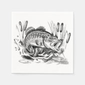 Largemouth Bass Serviette (Vorderseite)