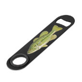 Largemouth bass speedflaschenöffner (Vorderseite Schrägansicht)