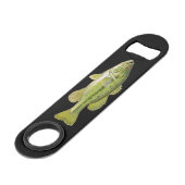 Largemouth bass speedflaschenöffner (Rückseite Schrägansicht)