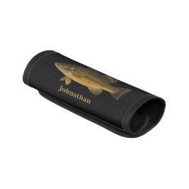 Largemouth Bass und Ihren Namen Fisch hinzufügen Gepräckgriffwickel