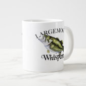 Largemouth Bass Whisperer Jumbo-Tasse (Vorderseite Rechts)