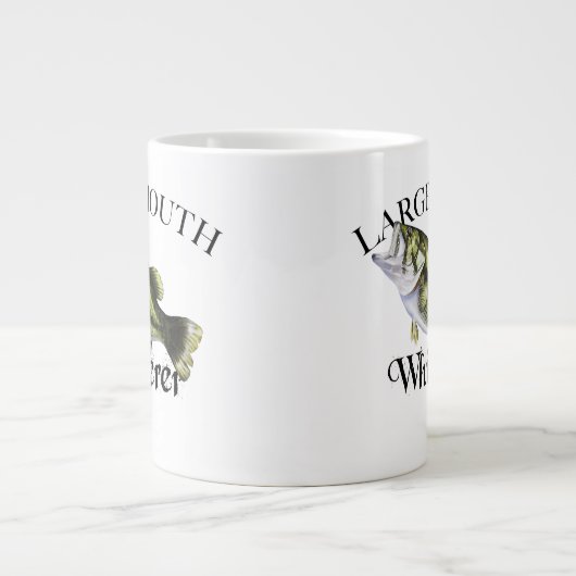 Largemouth Bass Whisperer Jumbo-Tasse (Vorderseite)